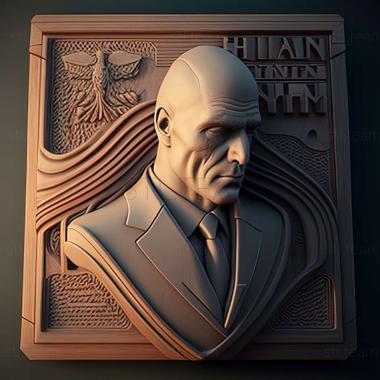 3D model Hitman Trilogy HD game (STL)